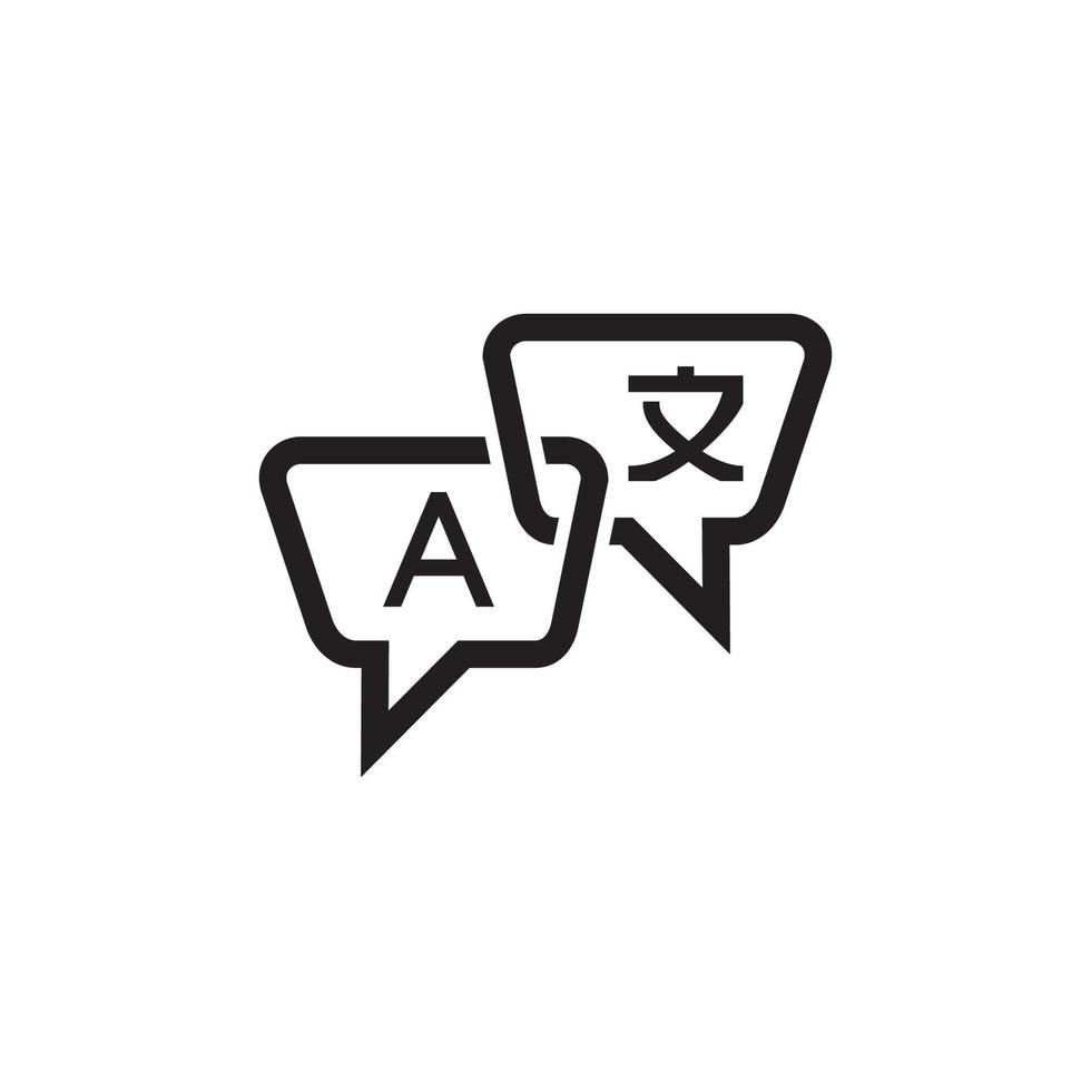 Translate Icon EPS 10 vector