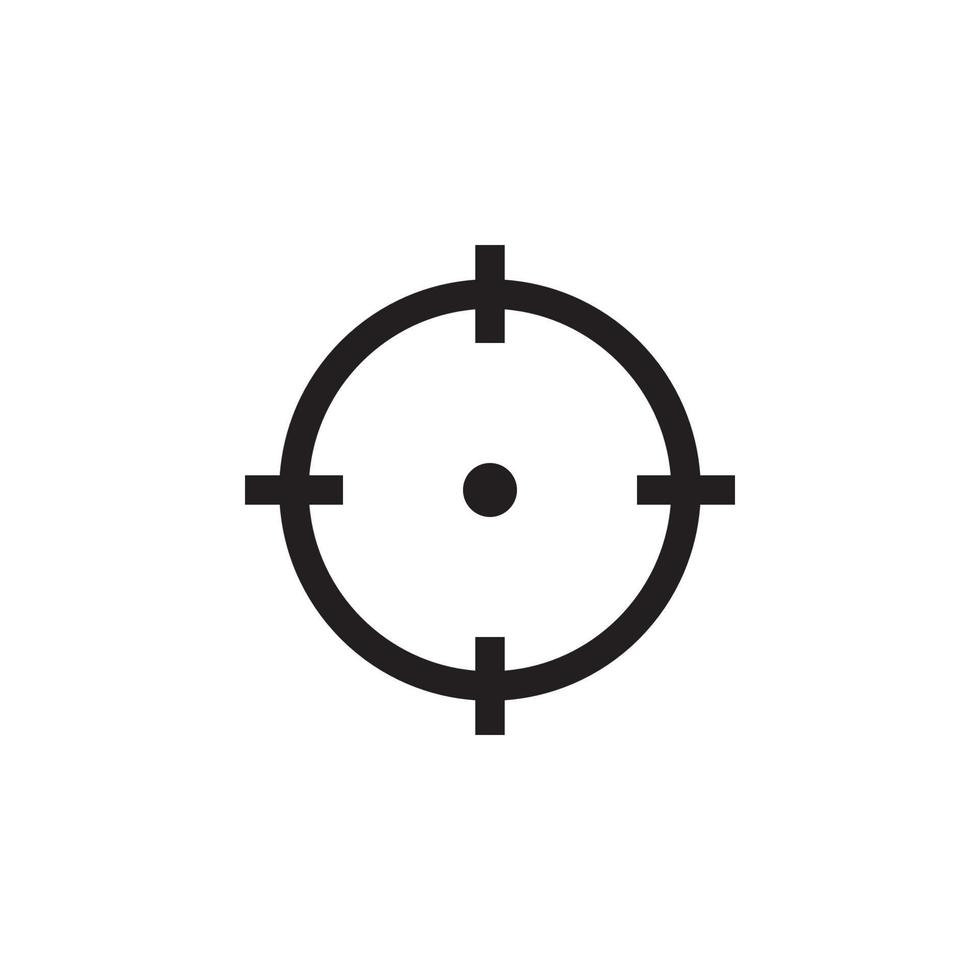 Target Scope Icon EPS 10 vector