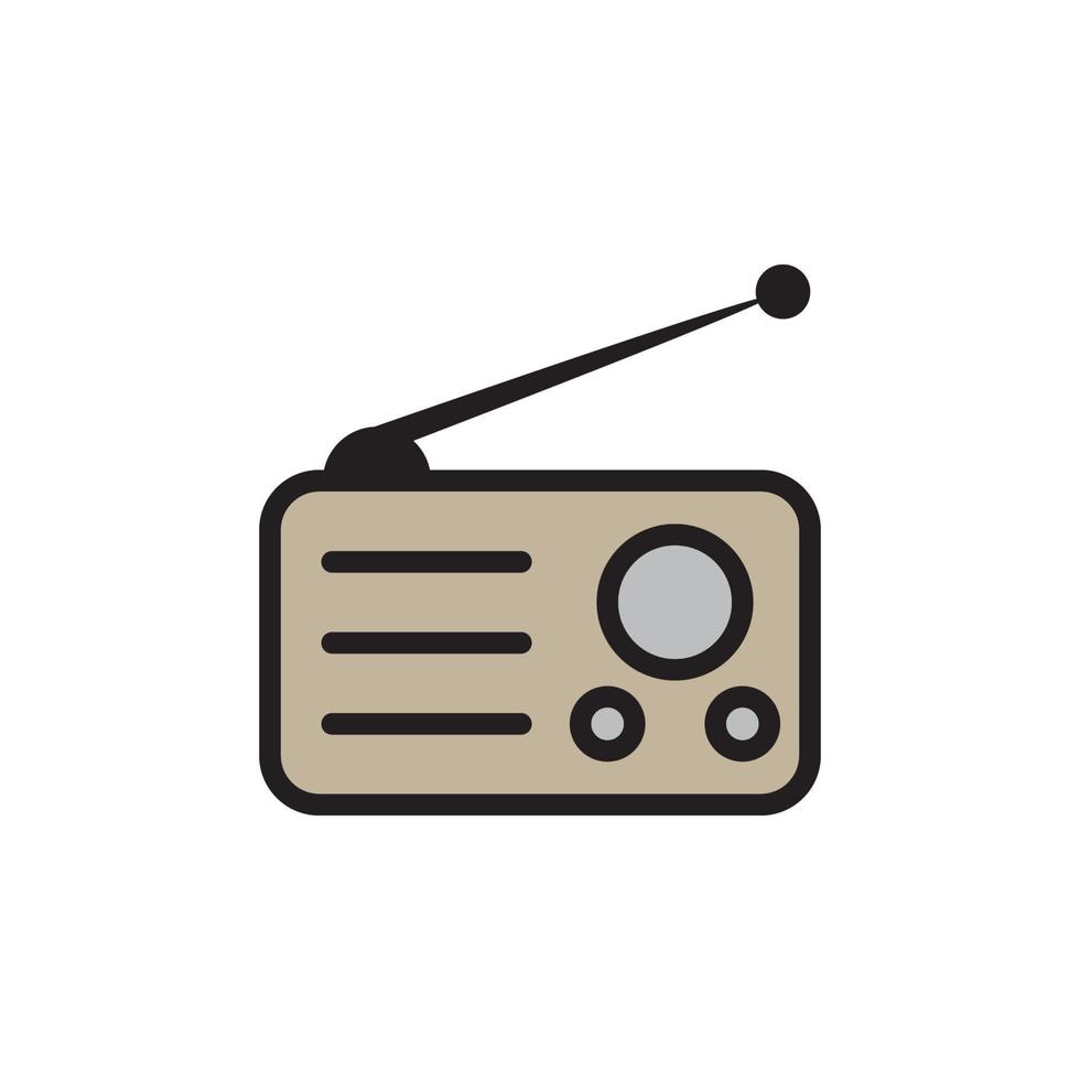 Radio Icon EPS 10 vector