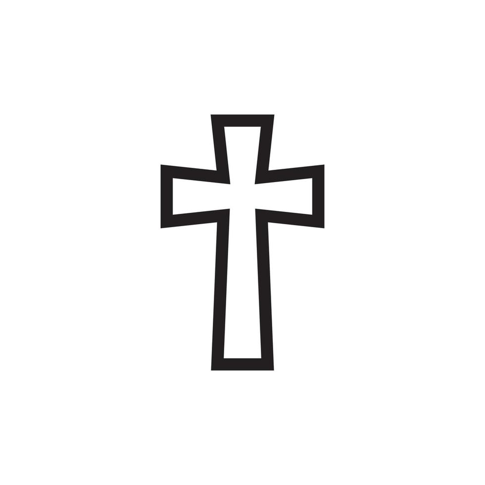 Religion Cross Icon EPS 10 vector