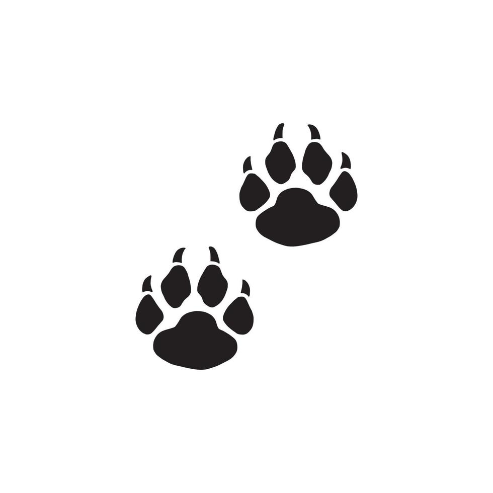 Animal Paw Icon EPS 10 vector