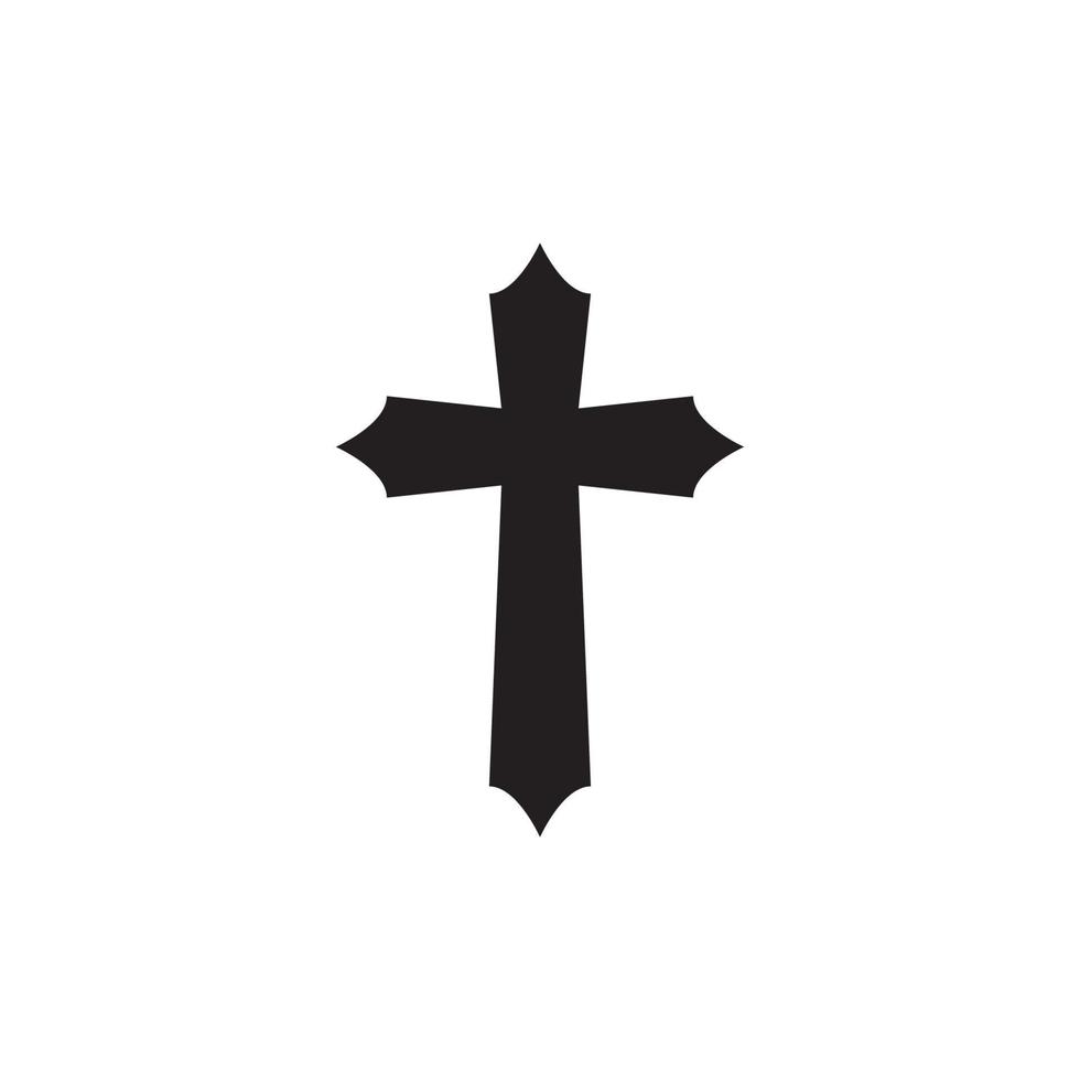 Religion Cross Icon EPS 10 vector