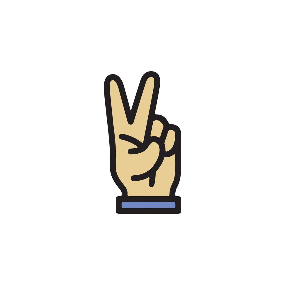 Gestures of Human Hands Icon EPS 10 vector