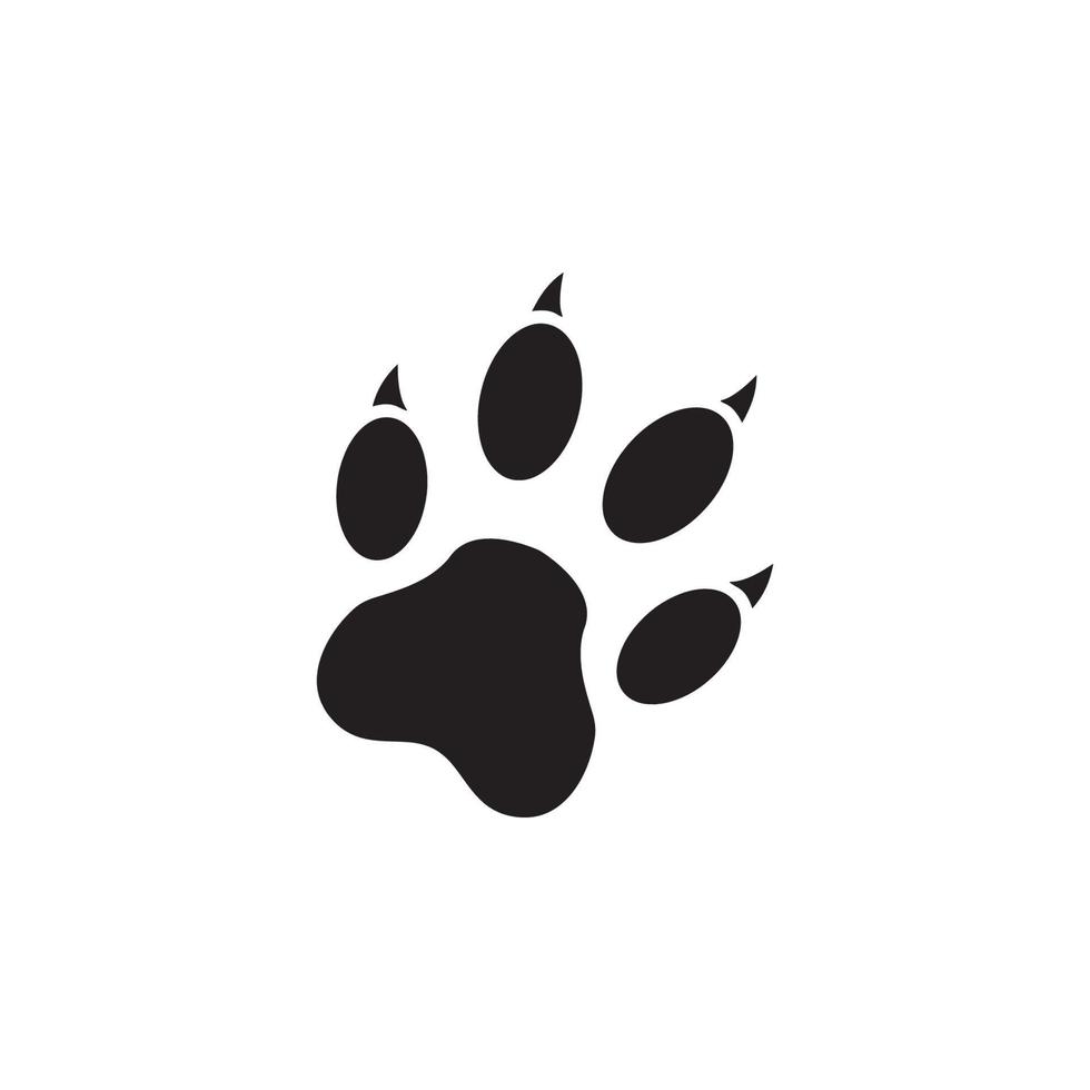 Animal Paw Icon EPS 10 vector