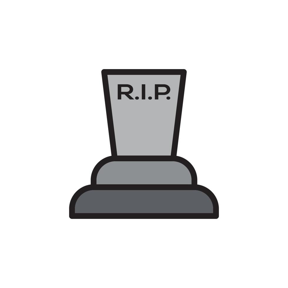 Tombstone Icon EPS 10 vector