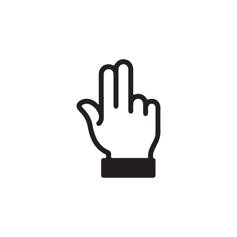 Gestures of Human Hands Icon EPS 10 vector