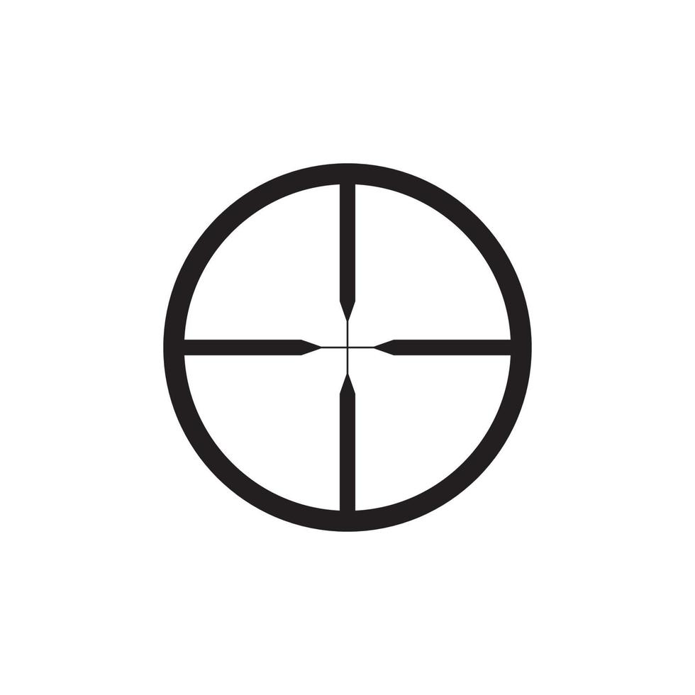 Target Scope Icon EPS 10 vector