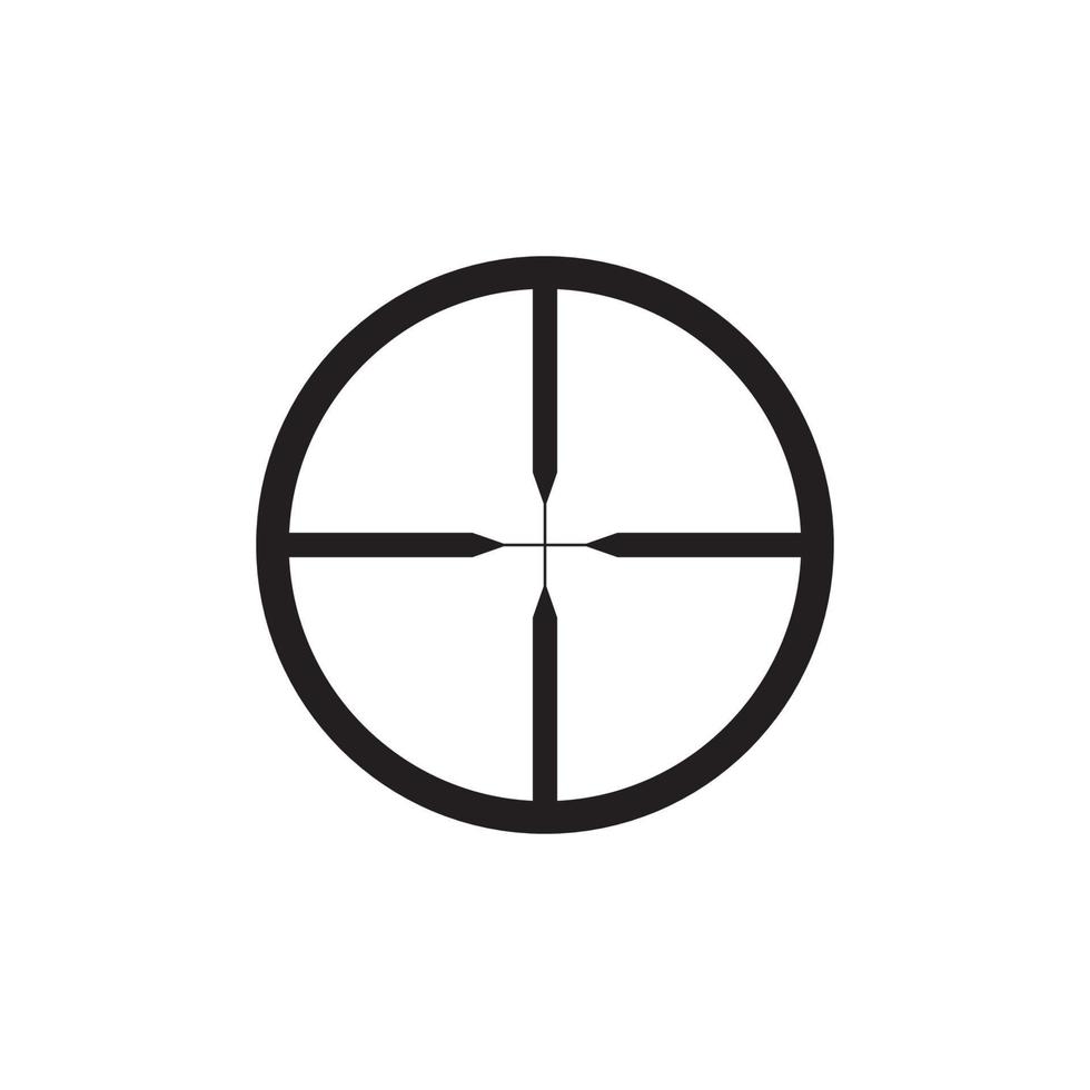 Target Scope Icon EPS 10 vector