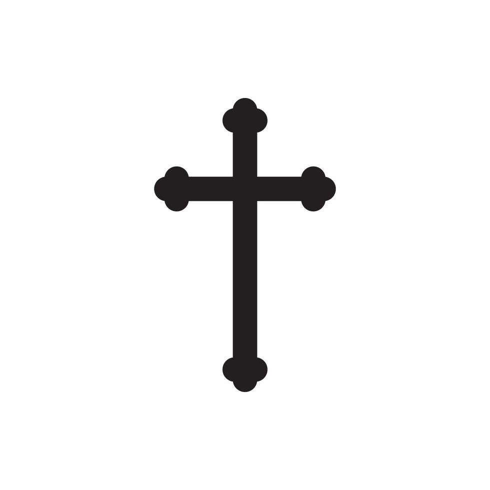 Religion Cross Icon EPS 10 vector