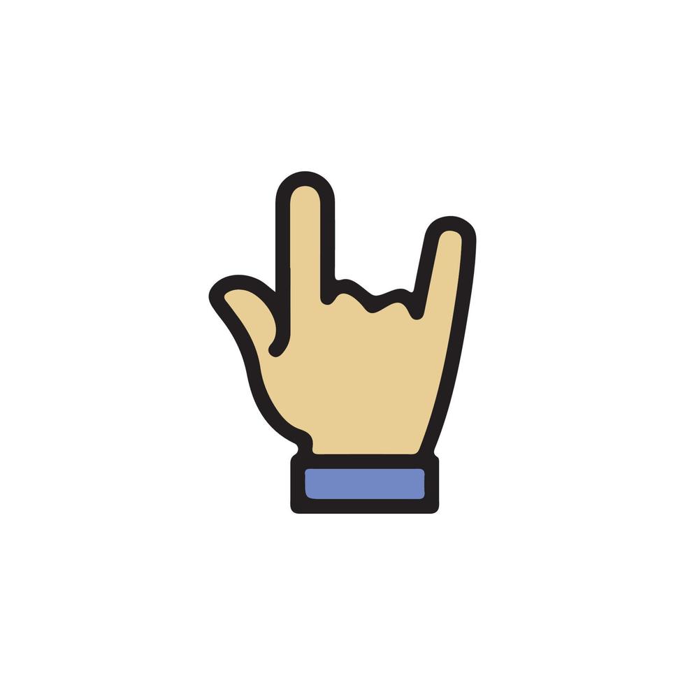 Gestures of Human Hands Icon EPS 10 vector