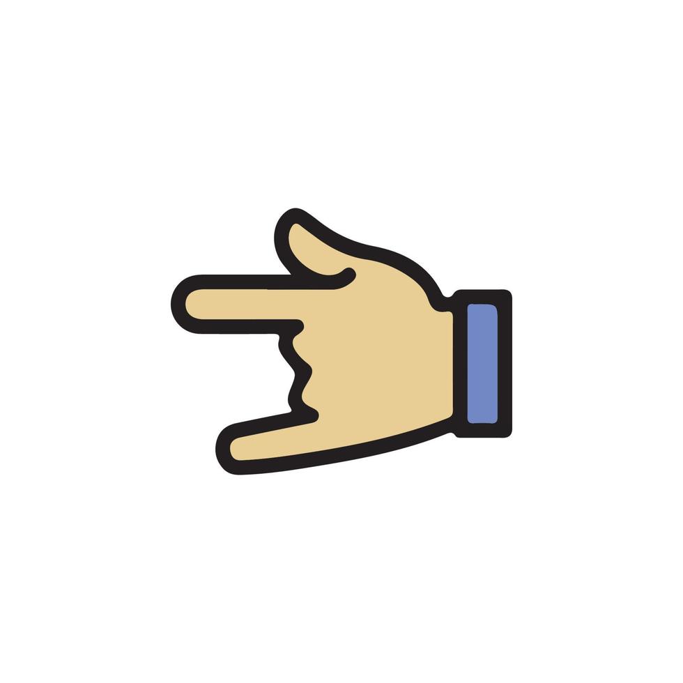 Gestures of Human Hands Icon EPS 10 vector