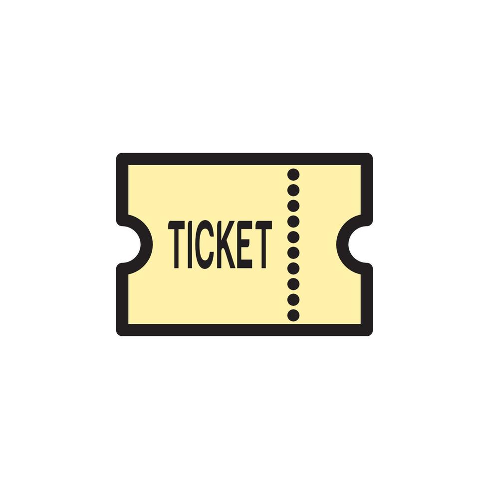 Ticket Icon EPS 10 vector