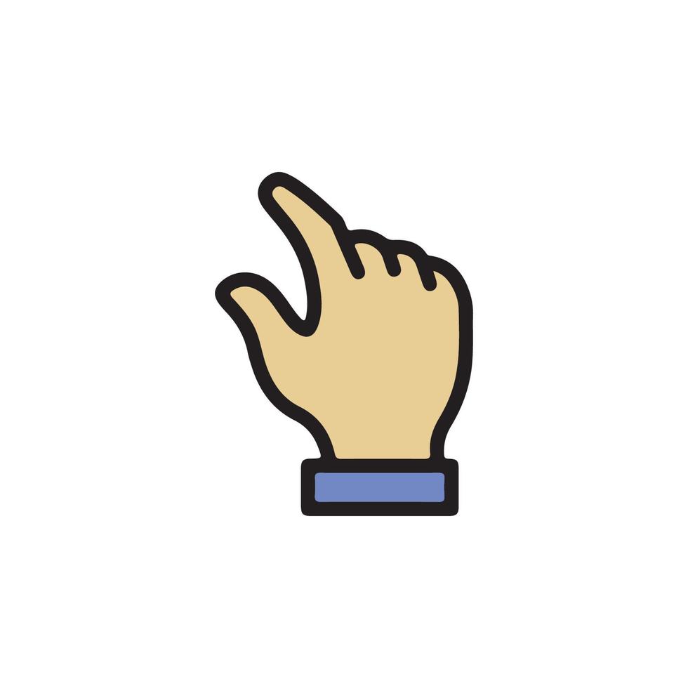 Gestures of Human Hands Icon EPS 10 vector