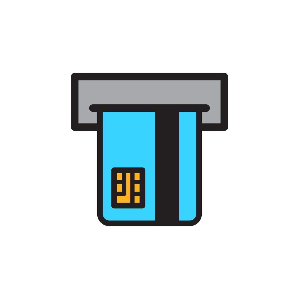 Atm Withdraw Icon EPS 10 vector
