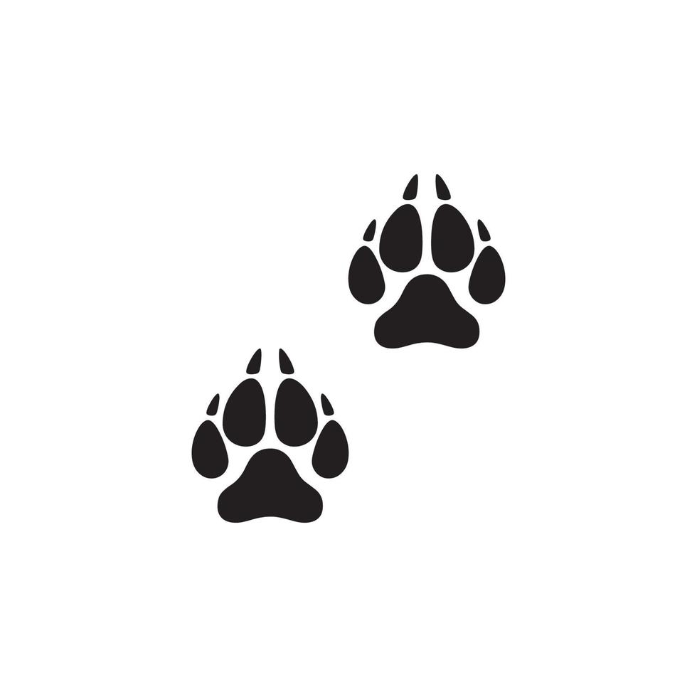 Animal Paw Icon EPS 10 vector