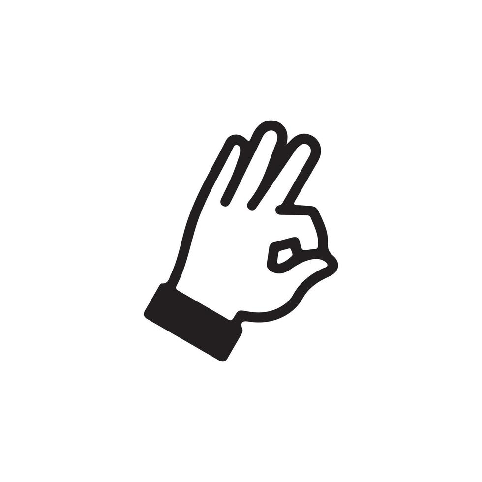 Gestures of Human Hands Icon EPS 10 vector