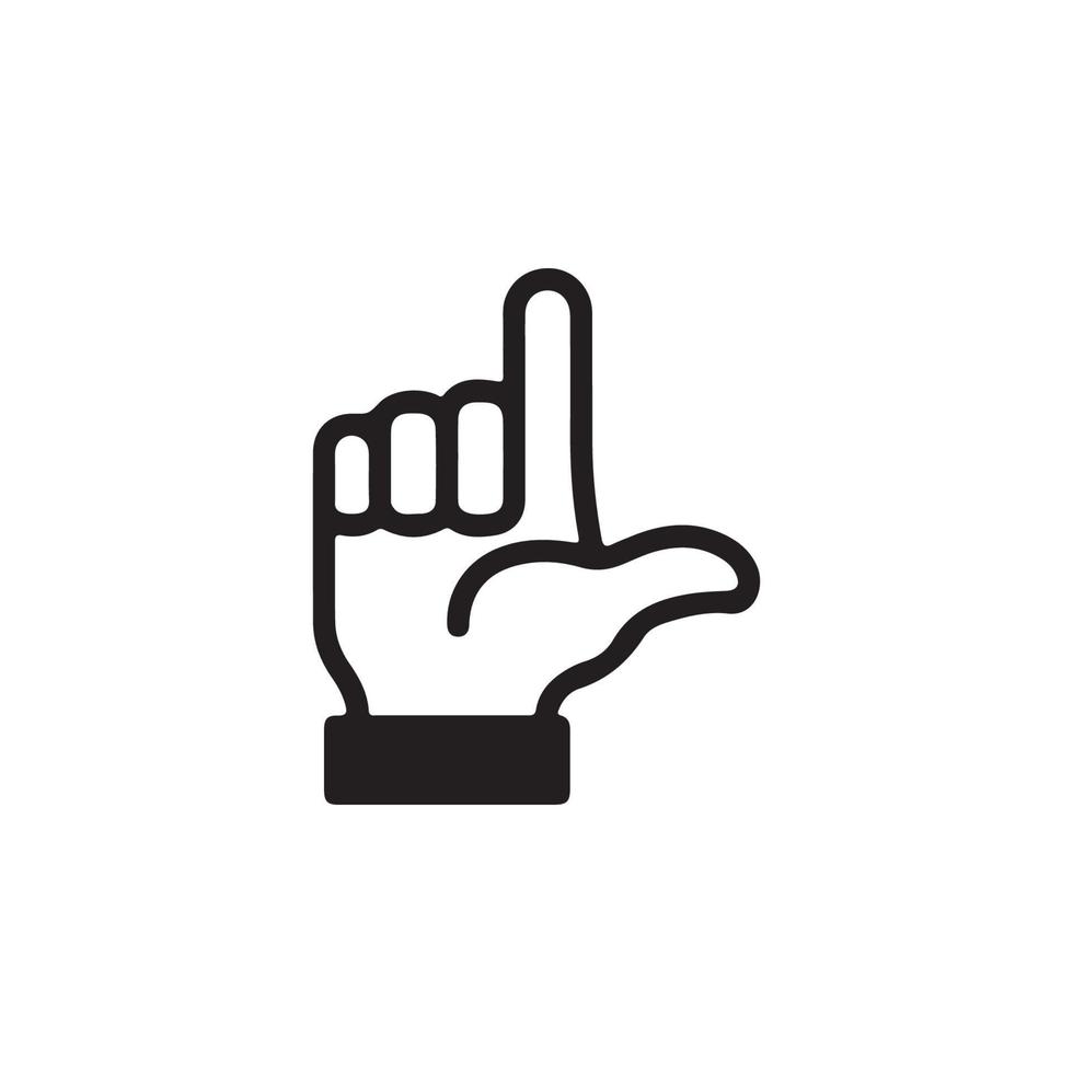 Gestures of Human Hands Icon EPS 10 vector