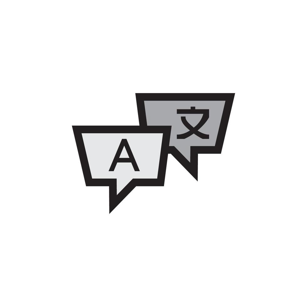 Translate Icon EPS 10 vector