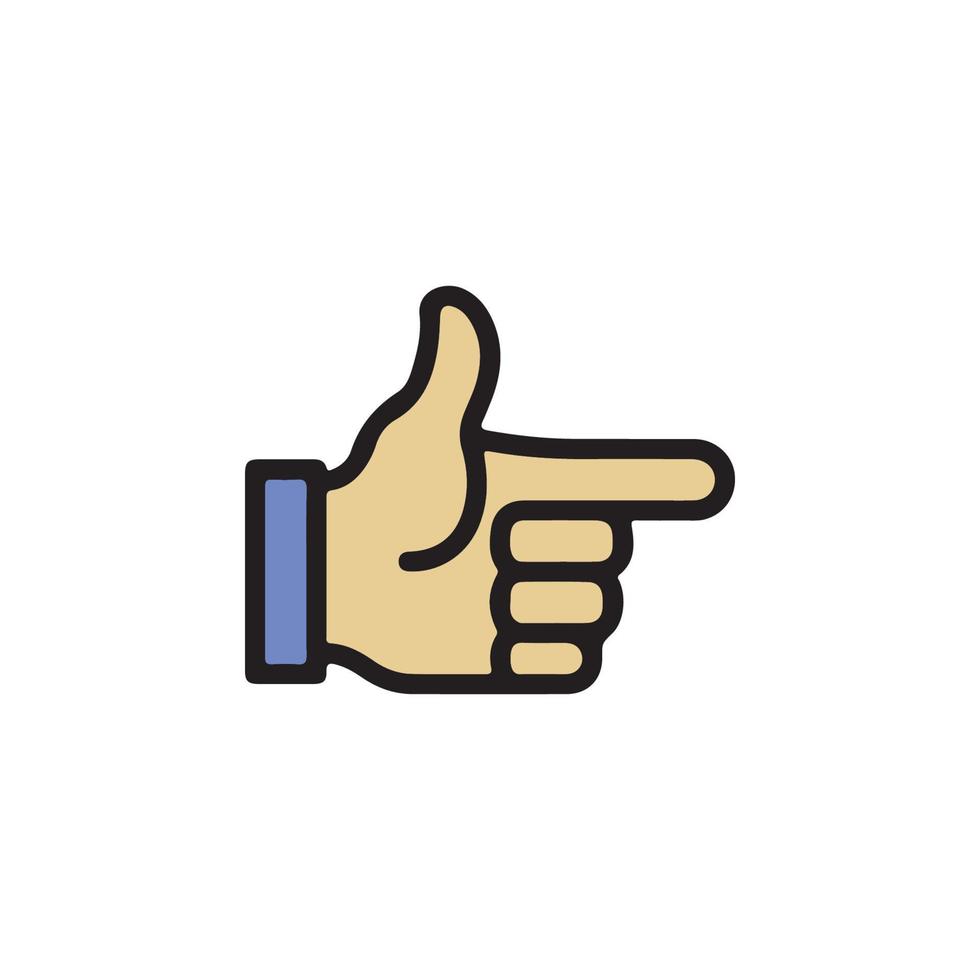 Gestures of Human Hands Icon EPS 10 vector