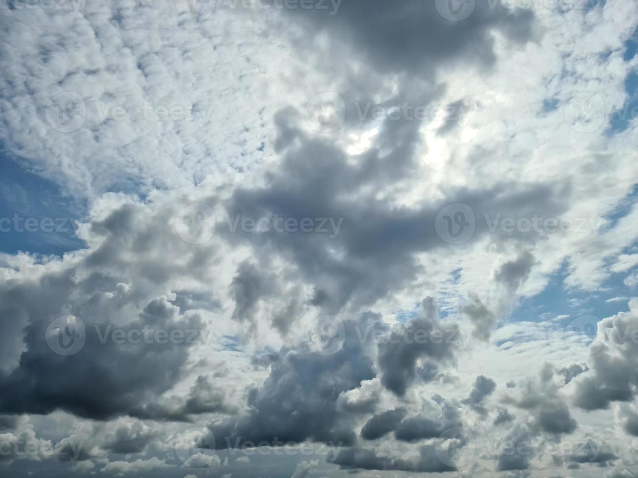 Stunning dark cloud formations right before a thunderstorm photo