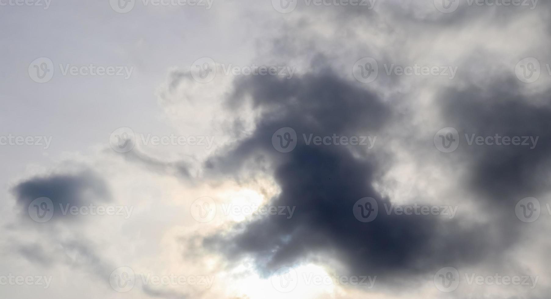 Stunning dark cloud formations right before a thunderstorm photo