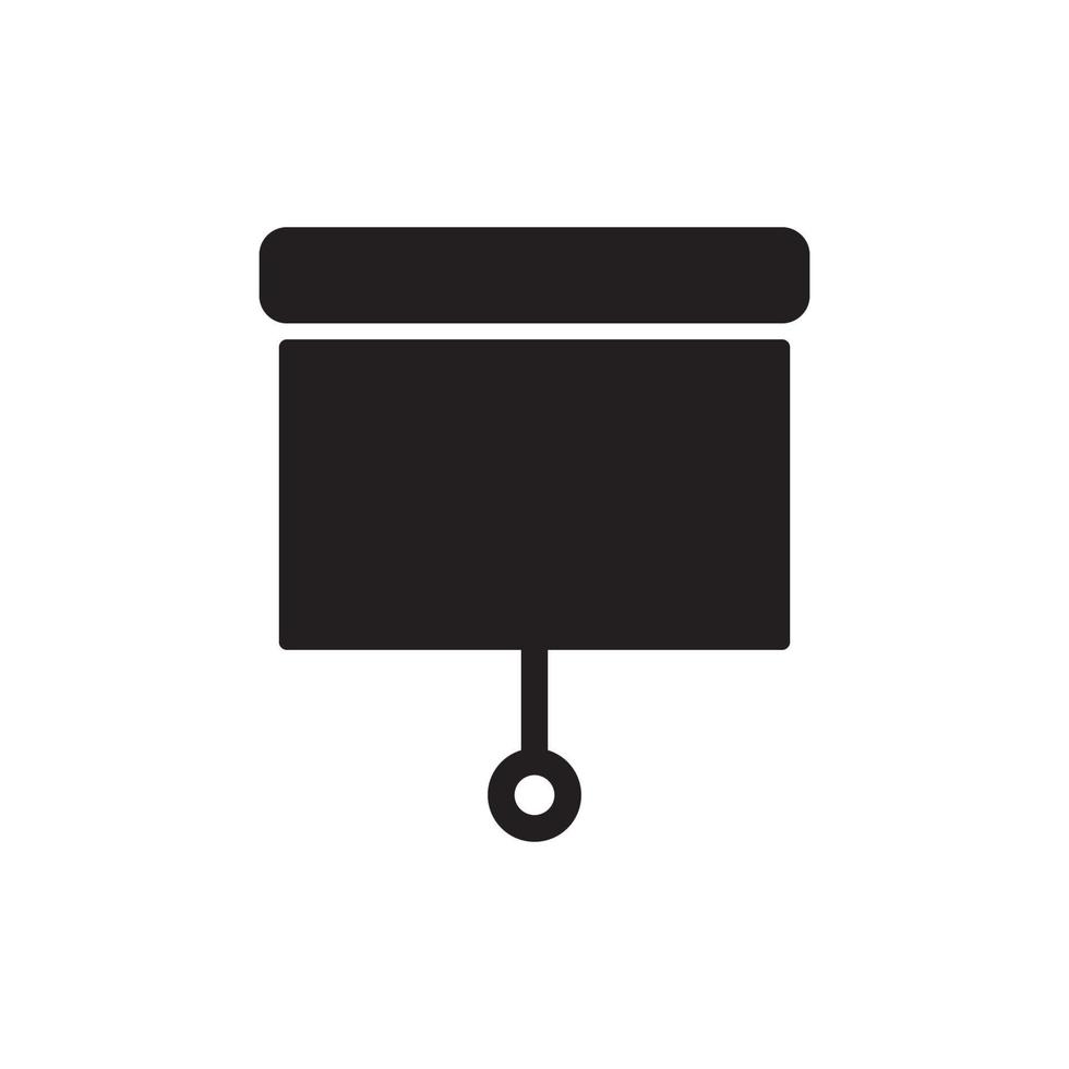 Presentation Board Icon EPS 10 vector