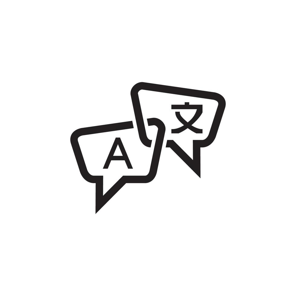 Translate Icon EPS 10 vector