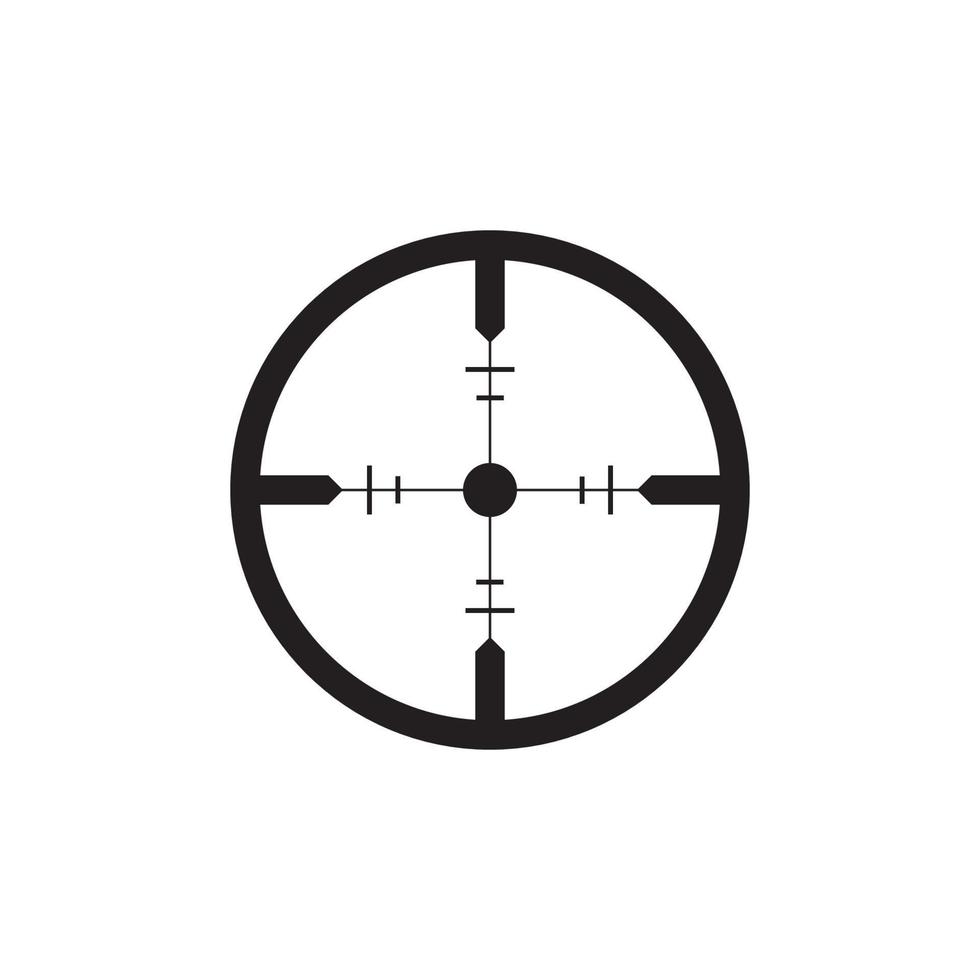 Target Scope Icon EPS 10 vector