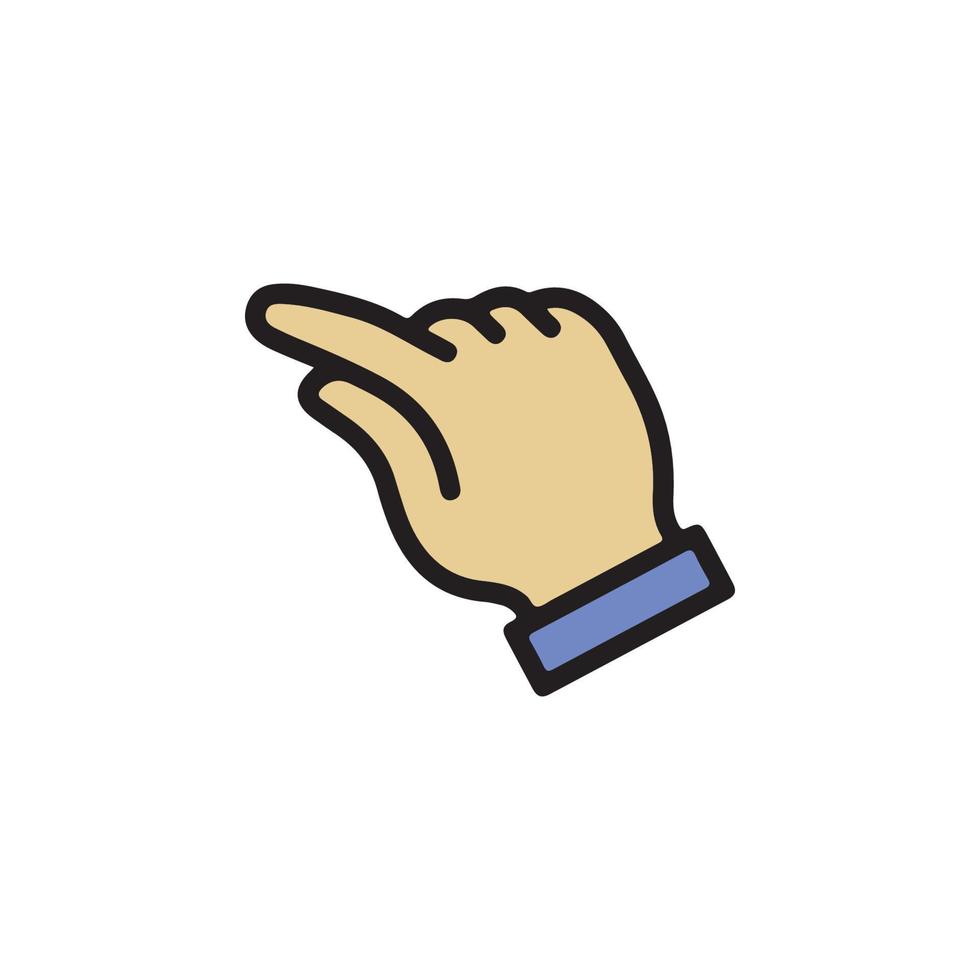 Gestures of Human Hands Icon EPS 10 vector