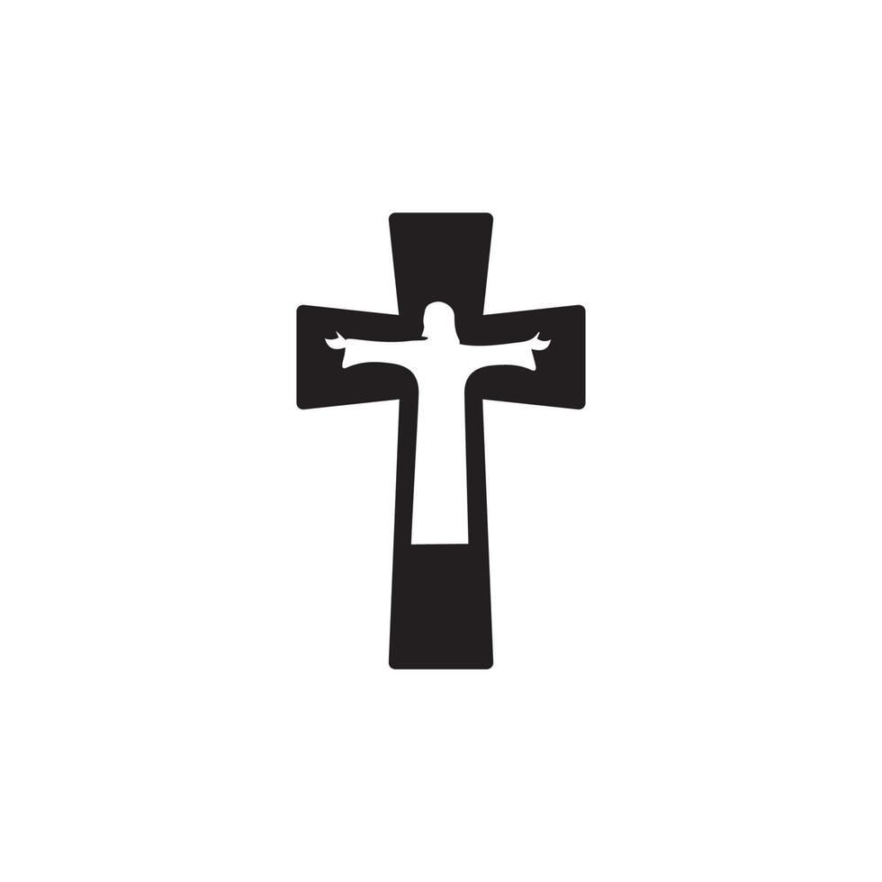 Religion Cross Icon EPS 10 vector