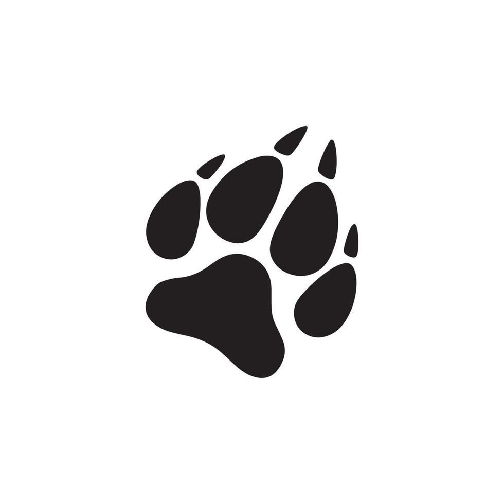 Animal Paw Icon EPS 10 vector