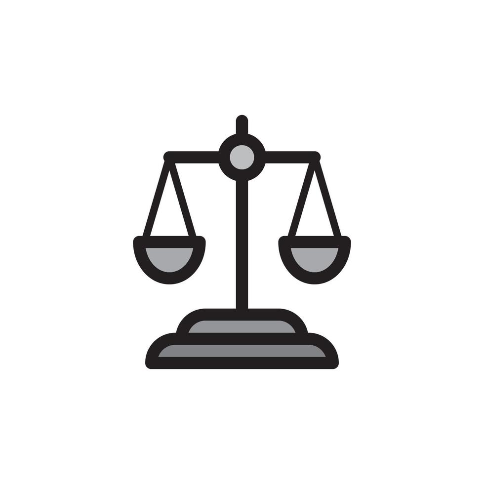 Balance Scales Icon EPS 10 vector