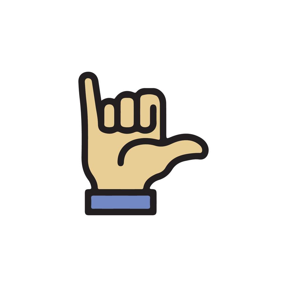 Gestures of Human Hands Icon EPS 10 vector