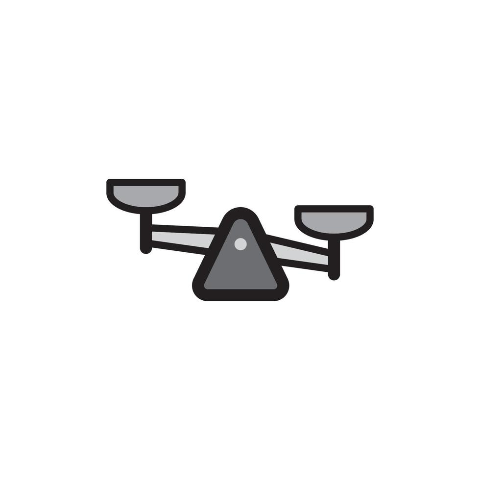 Balance Scales Icon EPS 10 vector