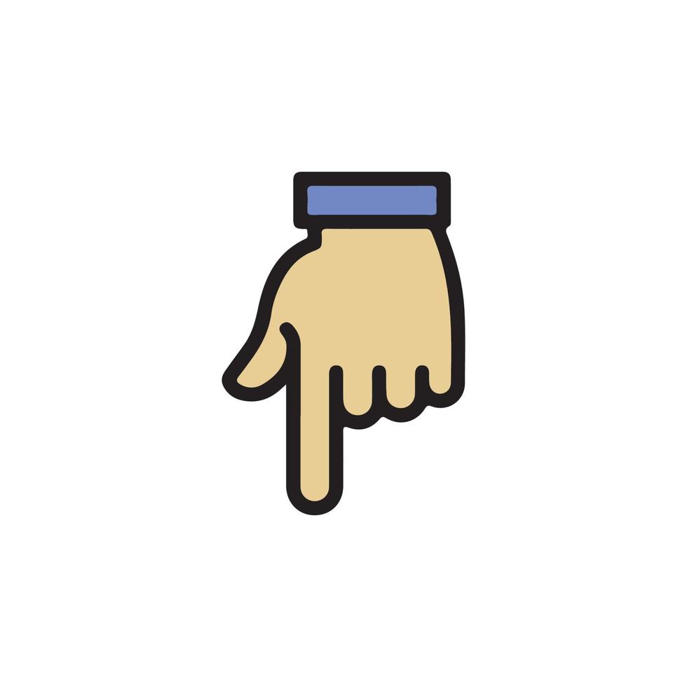 Gestures of Human Hands Icon EPS 10 vector