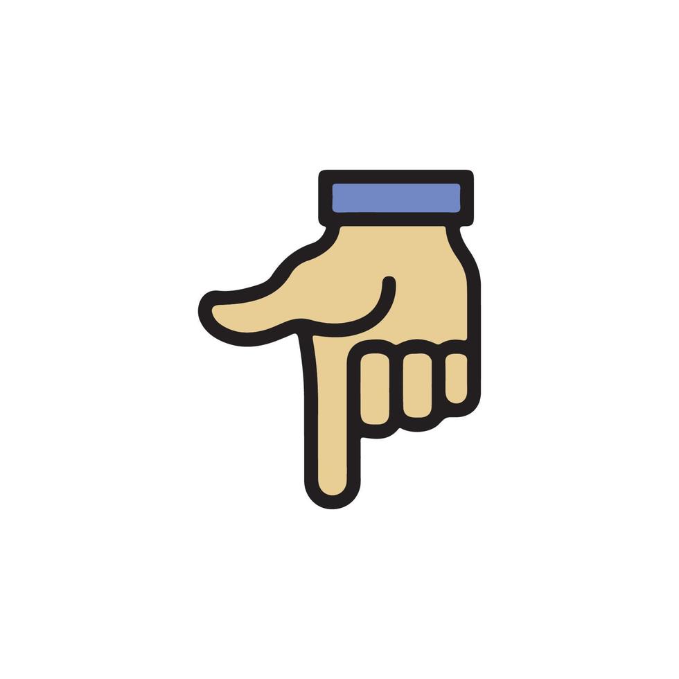 Gestures of Human Hands Icon EPS 10 vector