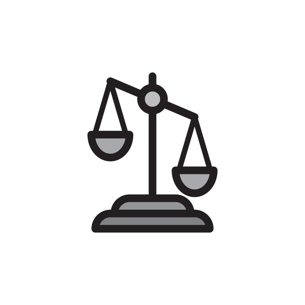 Balance Scales Icon EPS 10 vector