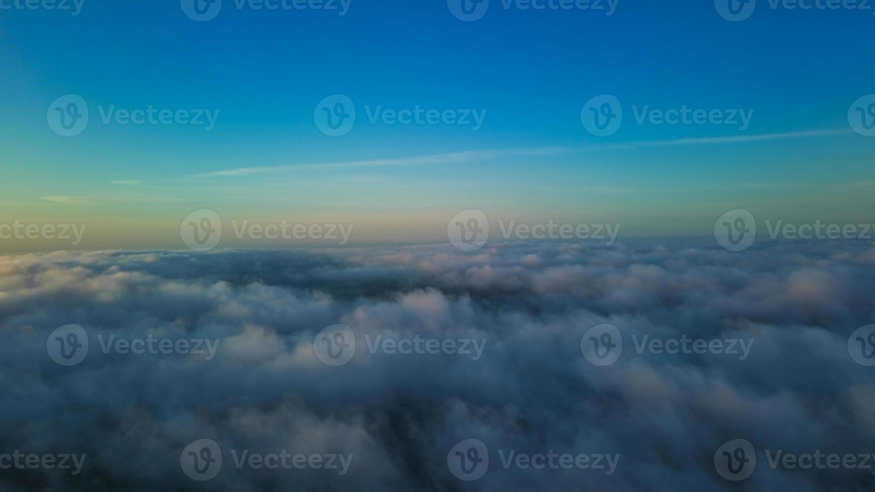 Dramatic Sky and Moving Clouds over Luton Town of England. British City photo