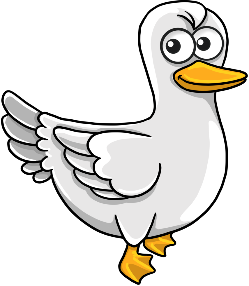 Free Cute dibujos animados aves de corral alas animal pato 10264396 PNG  with Transparent Background