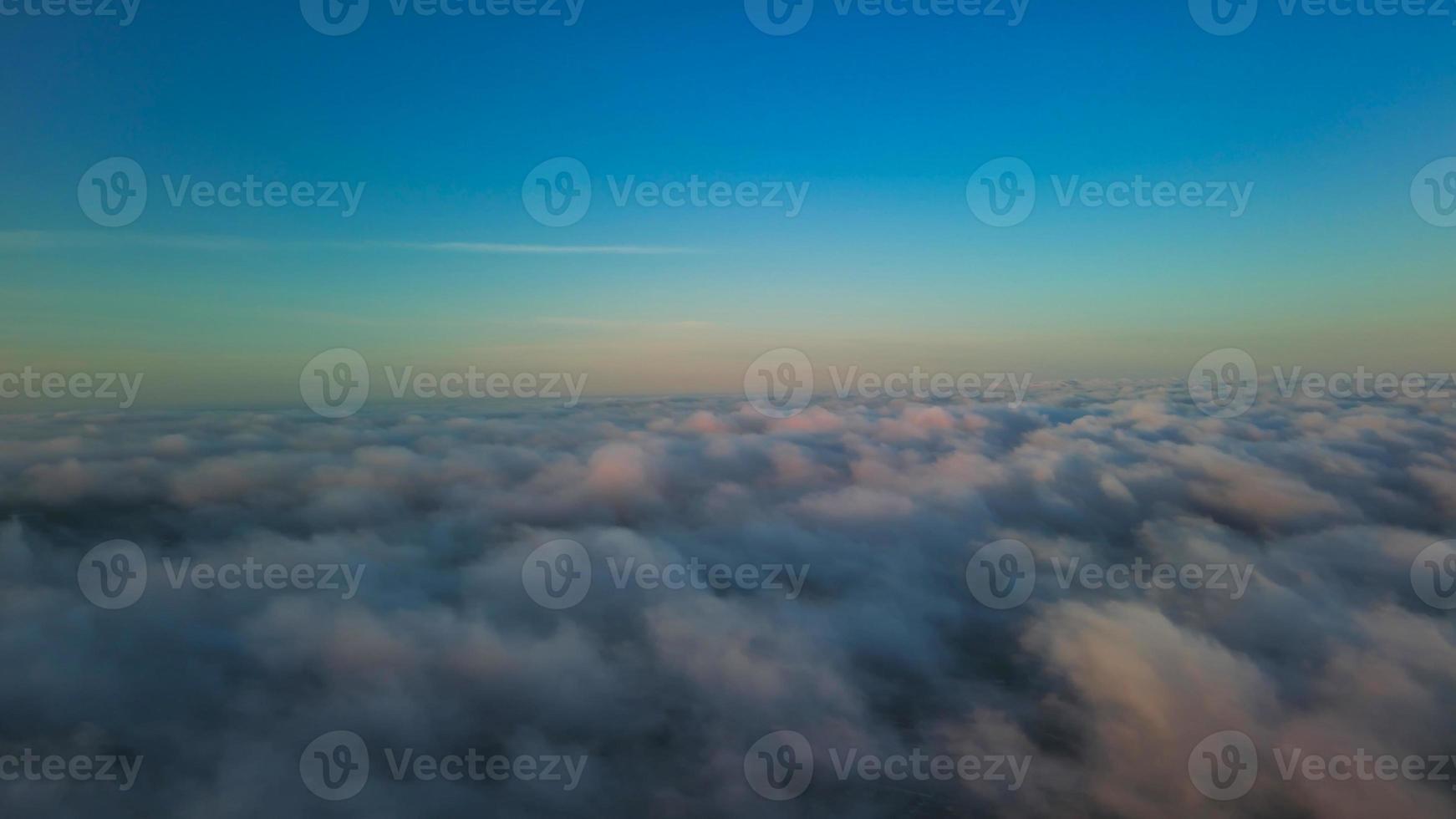 Dramatic Sky and Moving Clouds over Luton Town of England. British City photo