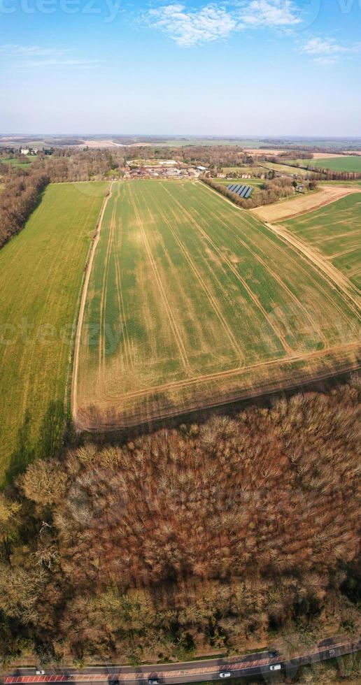 Most Beautiful Aerial Panoramic footage and High Angle View of England Great Britain, photo