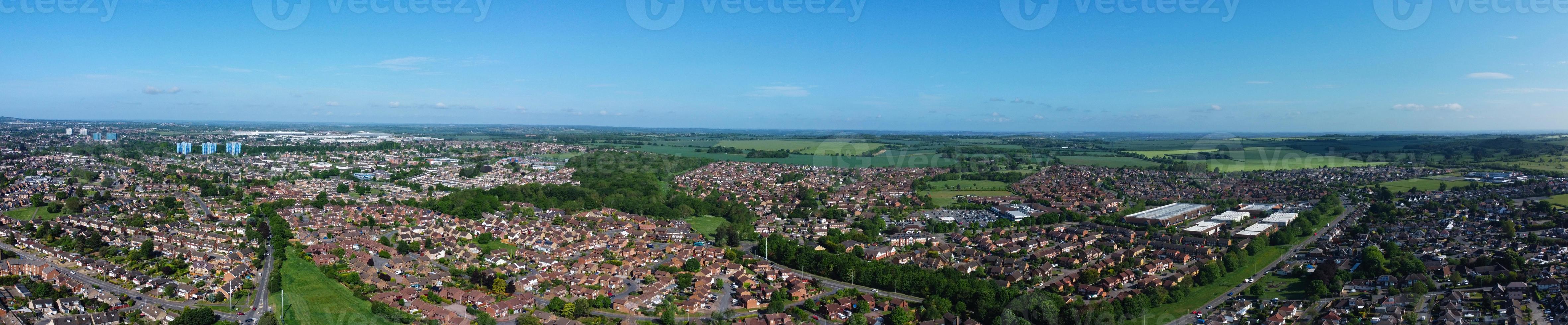 Most Beautiful Aerial Panoramic footage and High Angle View of England Great Britain, photo