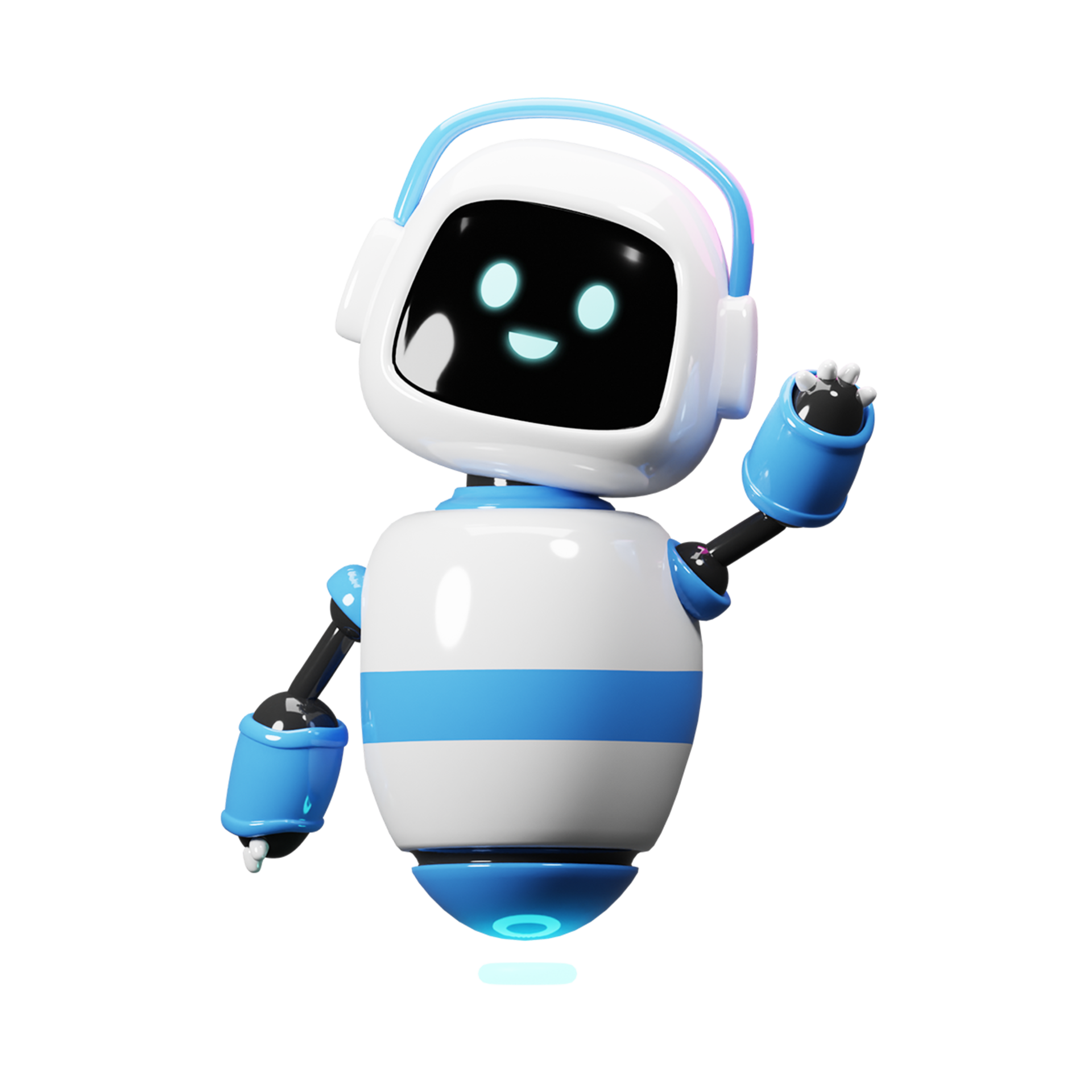 Lindo Robot 3d Decir Hola 10265390 Png