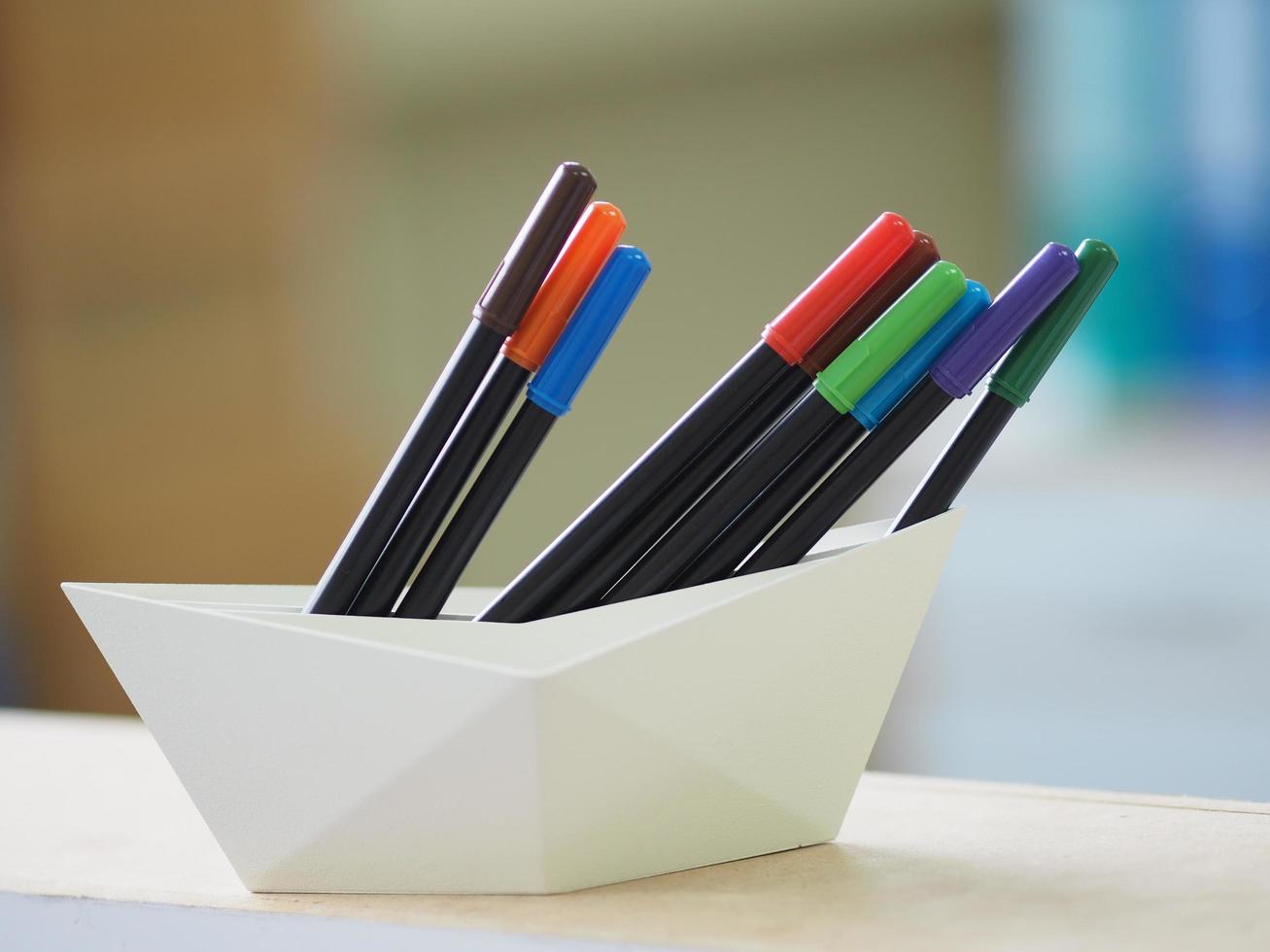 pen highlight colorful photo