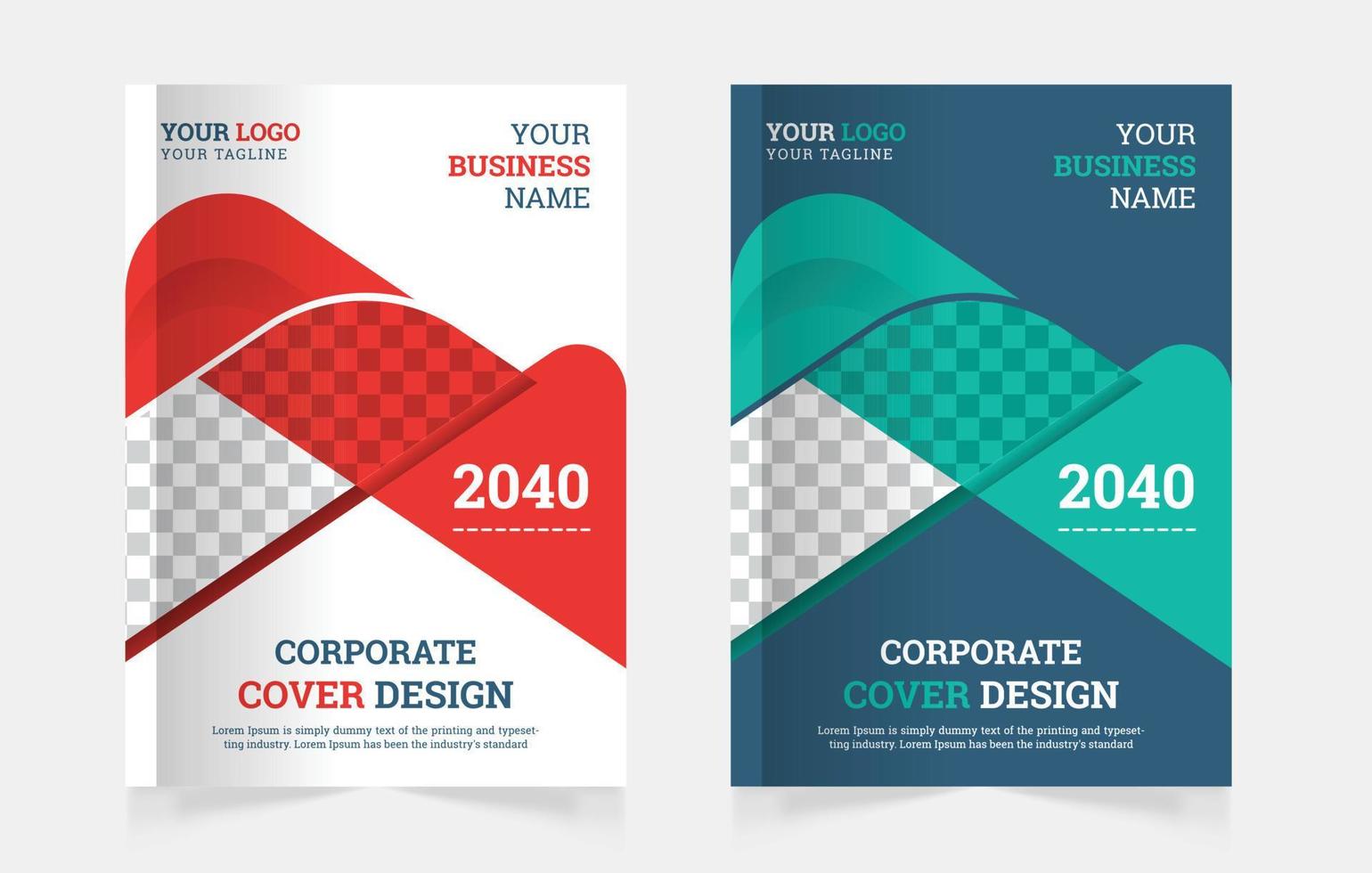 corporate book cover design template a4 or can be used to annual report, magazine, flyer, poster, banner, portfolio, company profile, website, brochure cover design vector