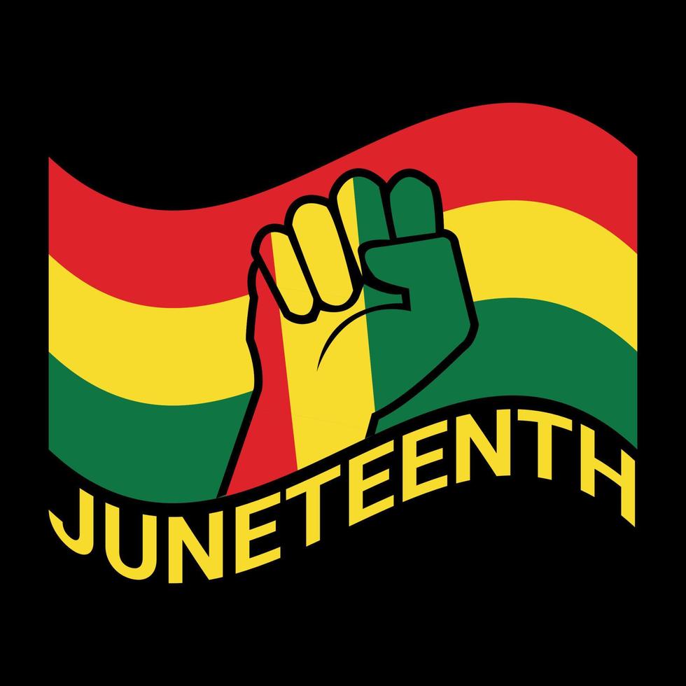 Juneteenth T Shirt Design vector