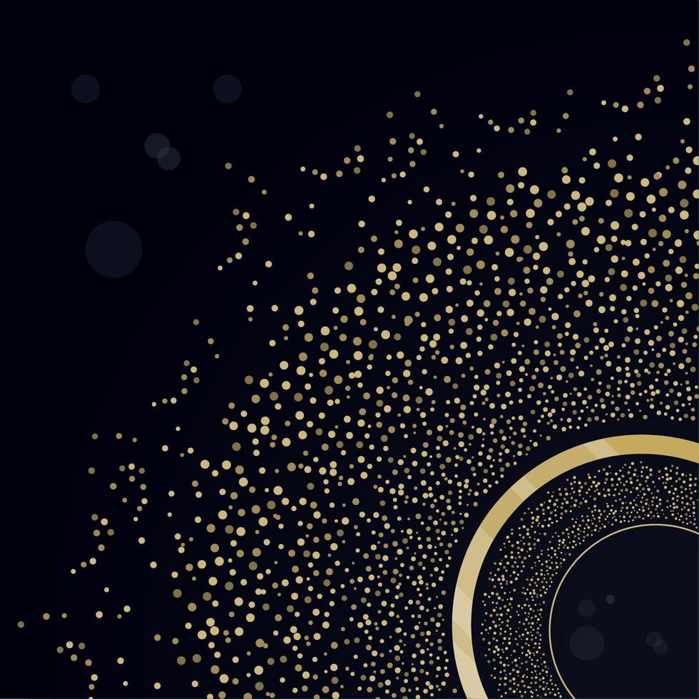 circle and sparks poster vector