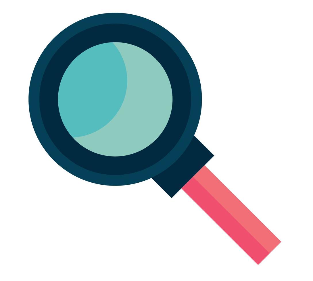 magnifying glass tool vector