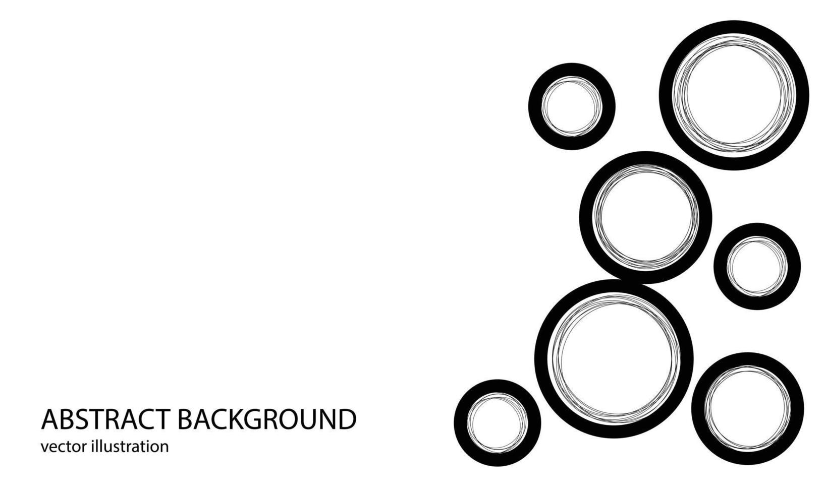 Cover design,background. Circles on a white background vector