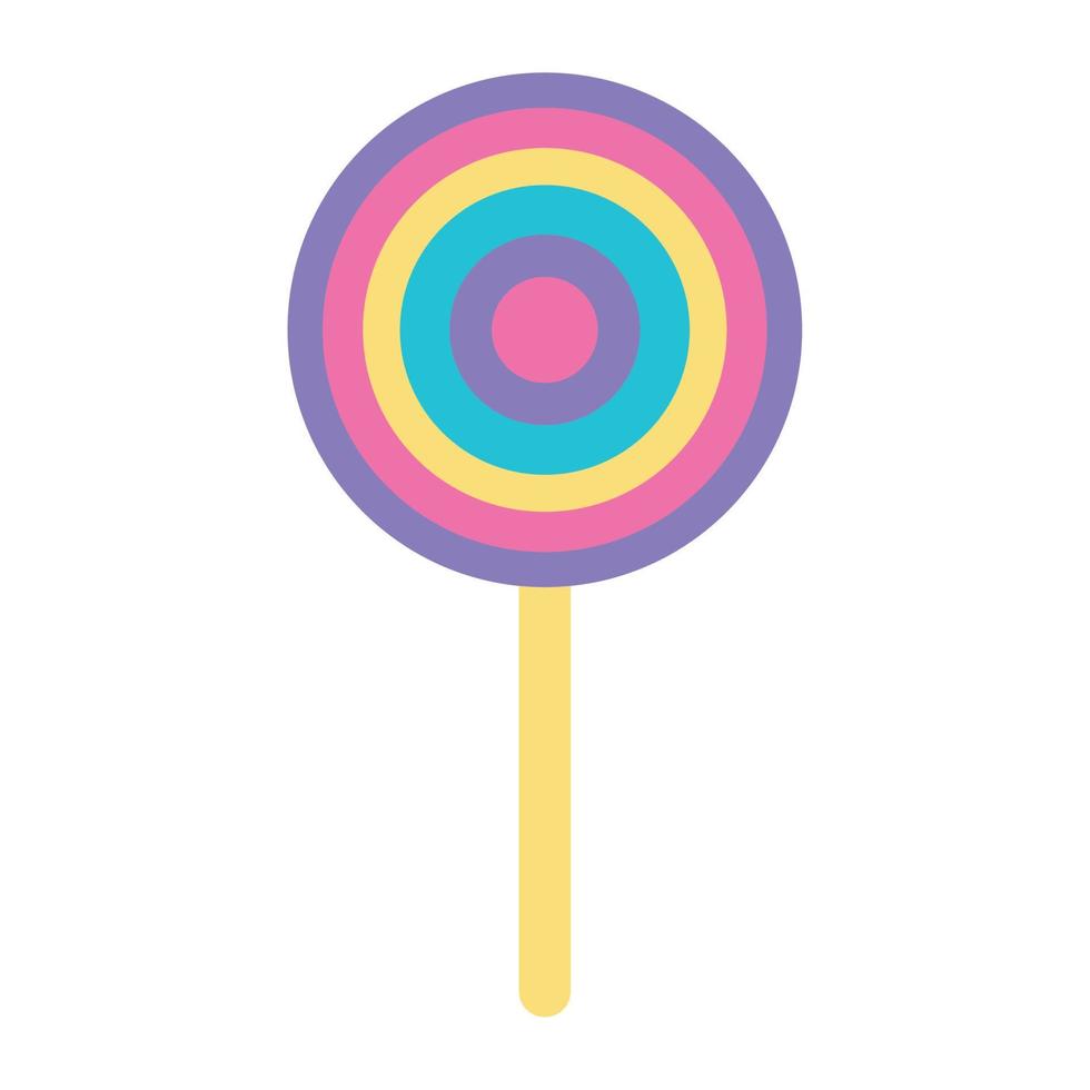 lollipop spiral nineties style vector